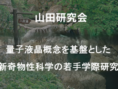 2025/11/18（火）ー11/19（水）山田研究会「量⼦液晶概念を基盤とした新奇物性科学の若⼿学際研究」を開催